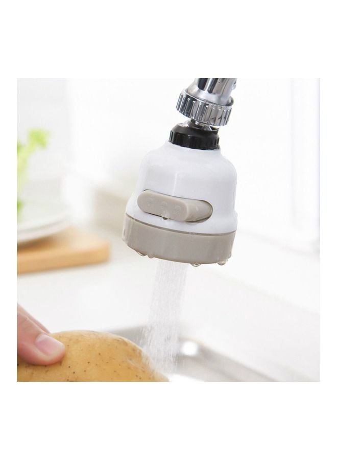 Adjustable Tap Faucet Water Saving Device White/Grey/Black 85x55x24mm - Image 2