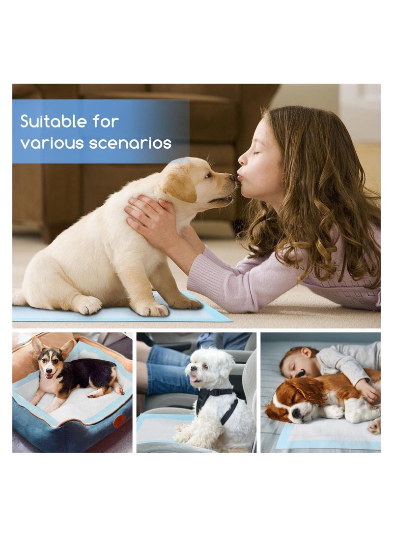 شيري ميديكال سابلاي 30 قطعة من وسادات التدريب للحيوانات الأليفة مقاس 60 سم × 45 سم وسادات فائقة الامتصاص من أجل الكلاب ، وسادات تدريب على النونية مقاومة للتسرب للحيوانات الأليفة والكلاب والقطط والأرانب و الطيور - Image 2