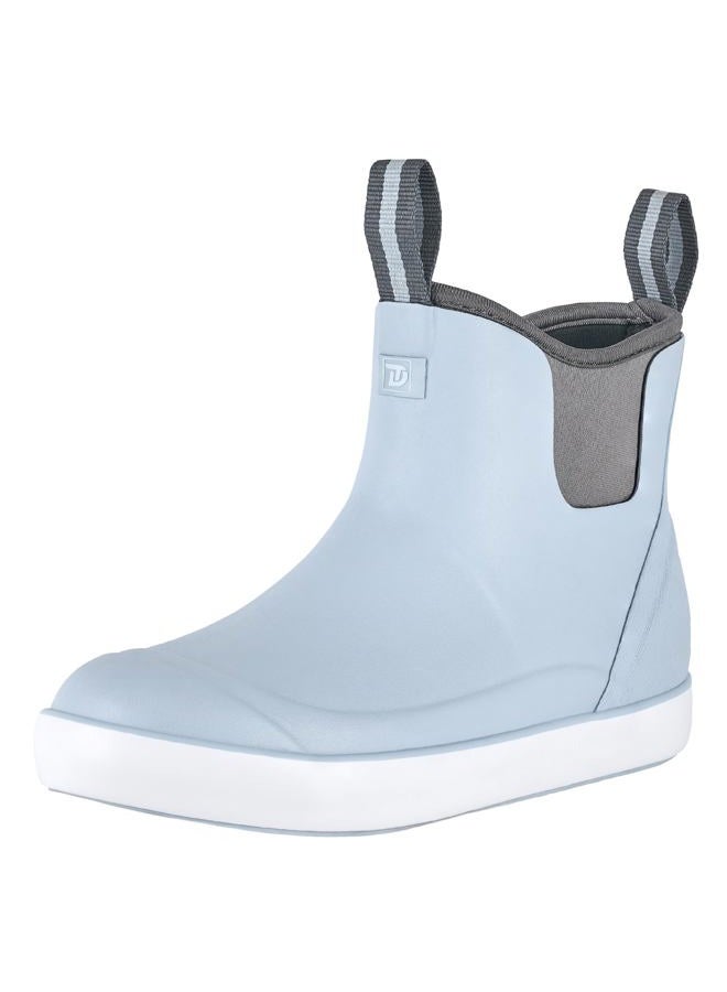 Trudave Women's Ankle Rain Boots, Rubber Fishing Deck Boots, Garden Shoes for Outdoor Work - Image 1