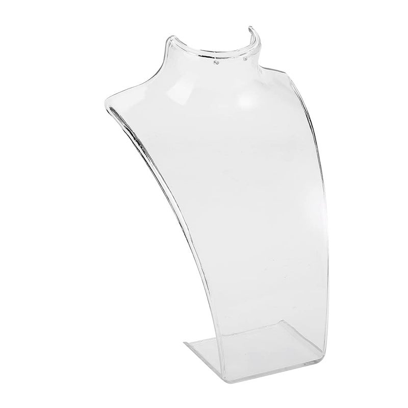 cheekyglo Beautiful and Practical 3 Colors Jewelry Display Stand Earring Holder, Durable Jewelry Model Bust Stand, for Earring for Necklace(transparency) - Image 1