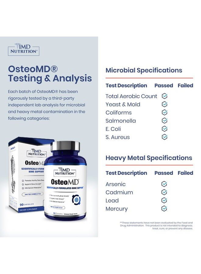 1MD OsteoMD, Promotes Bone Strength 60 Capsules - Image 3