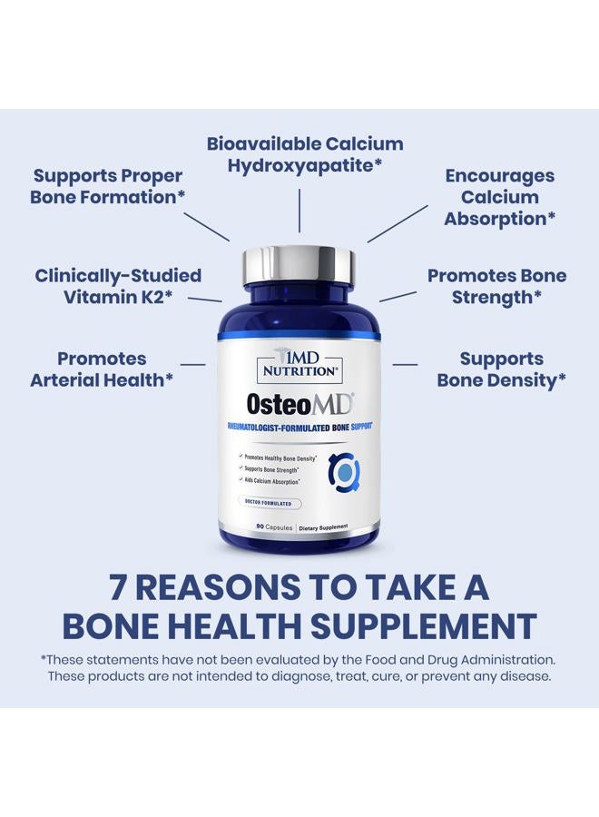 1MD OsteoMD, Promotes Bone Strength 60 Capsules - Image 2