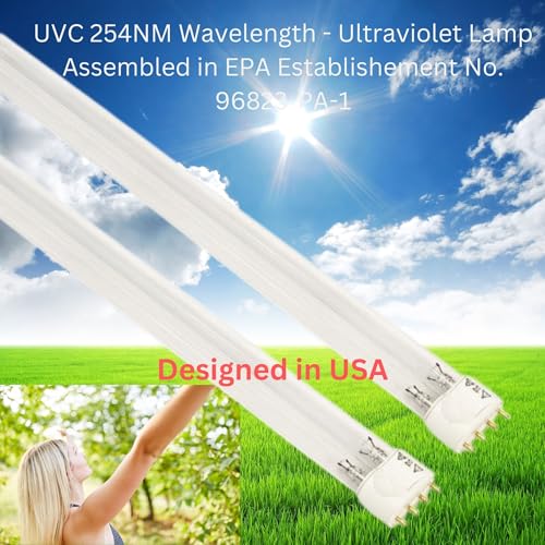 LSE Lighting 2-Pack 16" UV Bulbs – 72W High Output UV-C Lamps Compatible with Breathe Clean Systems – High Performance Replacement – Designed in USA - Image 4