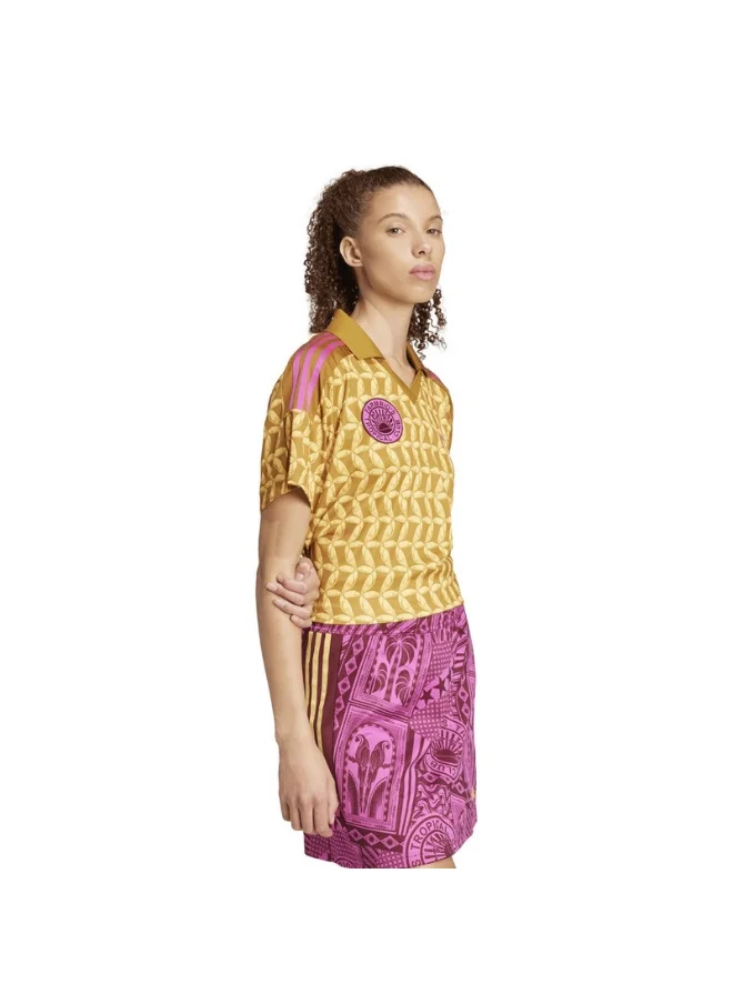 اديداس adidas FARM TIRO TEE Brown Training SHIRT for Women - 3XS