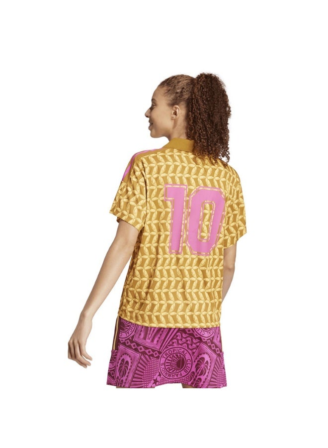 Adidas adidas FARM TIRO TEE Brown Training SHIRT for Women - 3XS  - Image 4