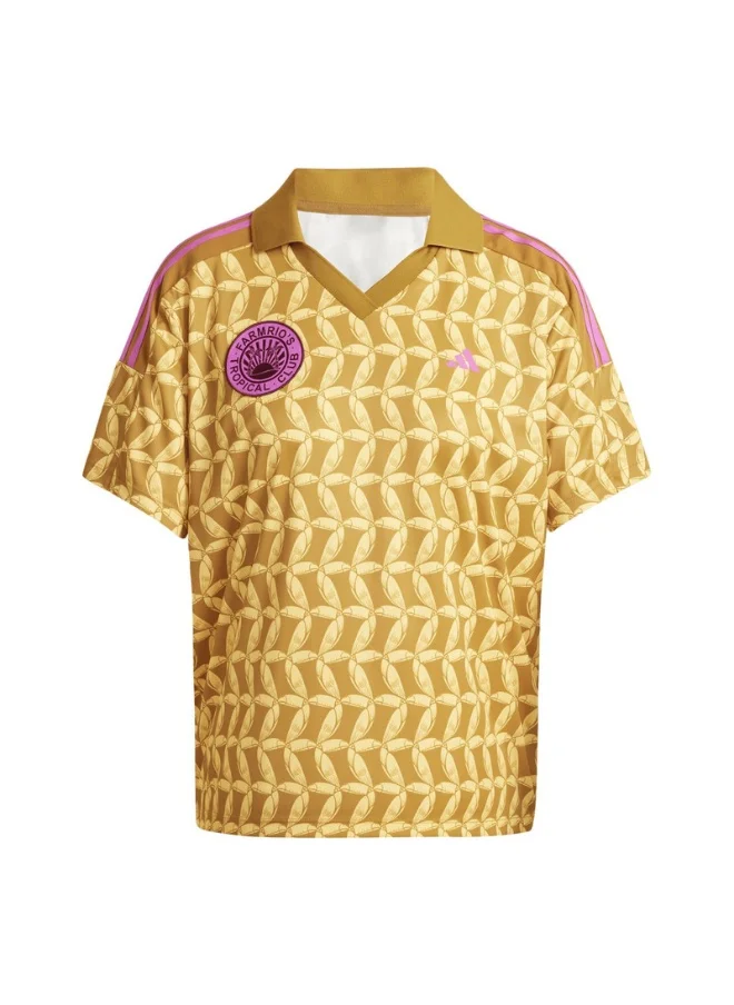 Adidas adidas FARM TIRO TEE Brown Training SHIRT for Women - 3XS