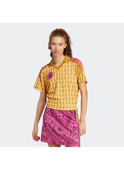 Adidas FARM TIRO TEE Brown Training SHIRT for Women - 3XS