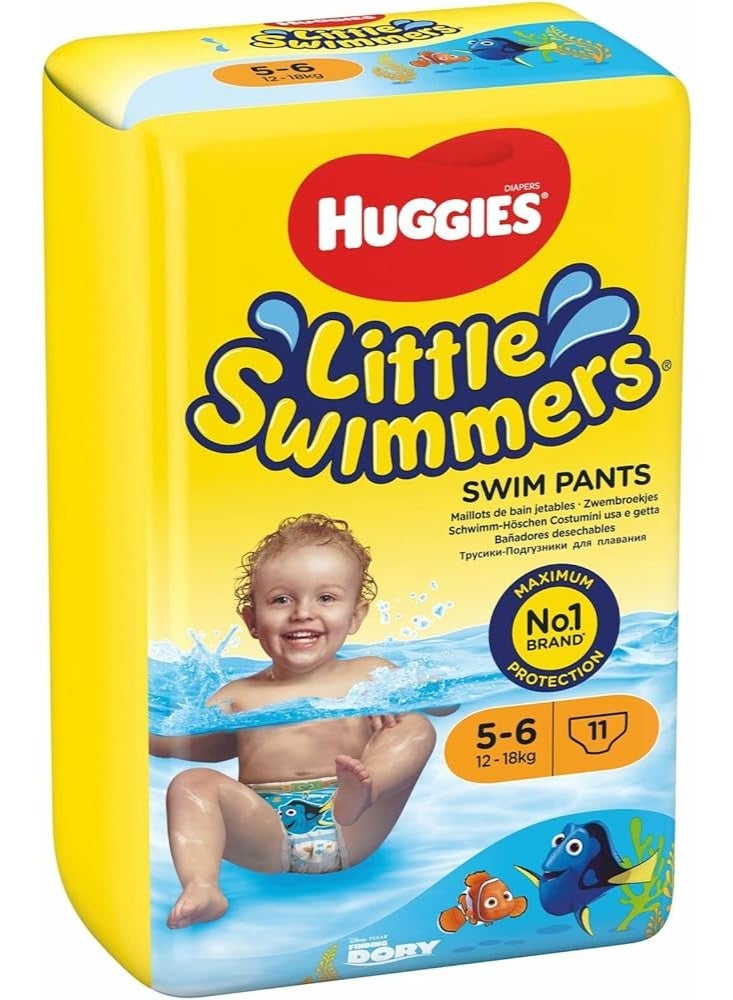 هجيز Little Swimmers Swim Pants Size 5-6 - 12-18 kg Pack Of 11