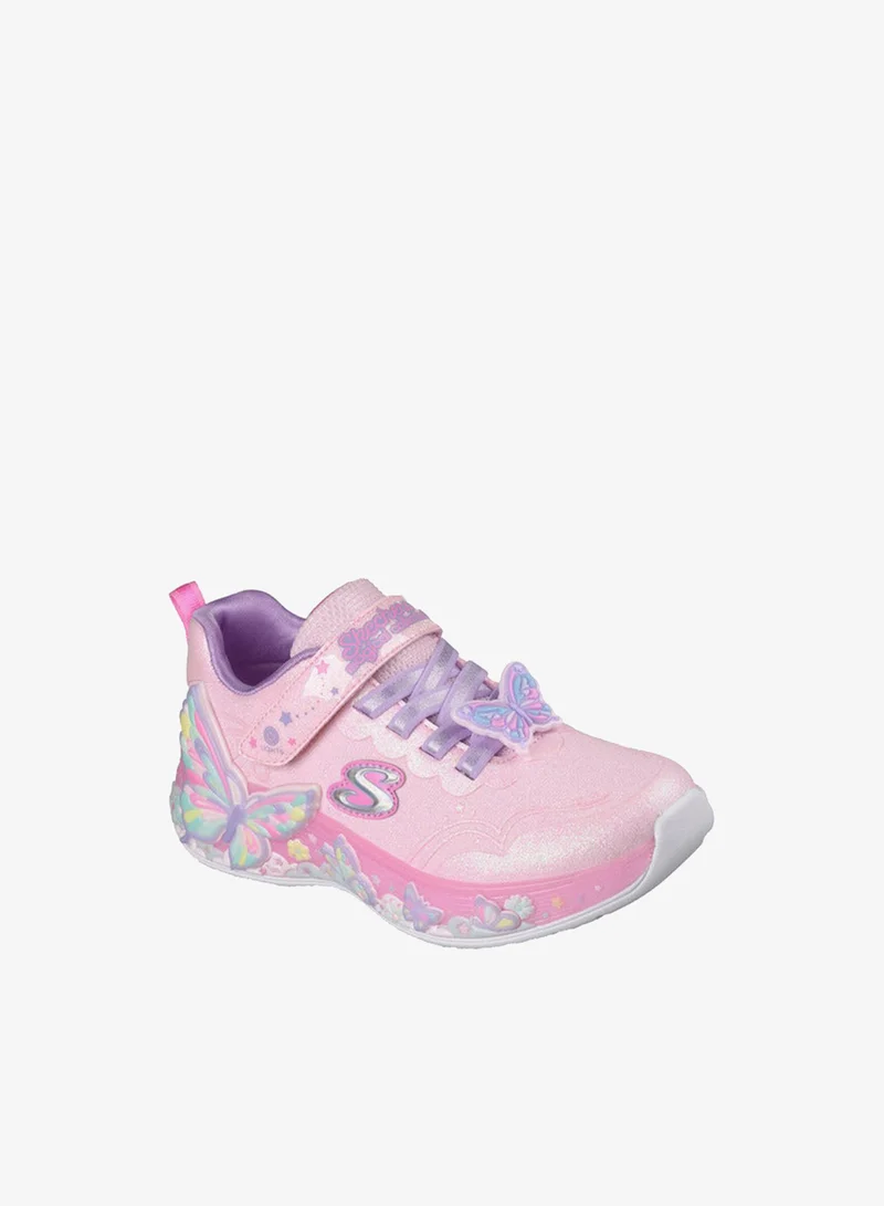 سكيتشرز Girls Butterfly Bliss Hook & Loop Sneakers