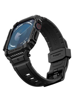 Spigen Rugged Armor Pro for Apple Watch Series 10 (46mm) Case with Band - Matte Black  - Image 5