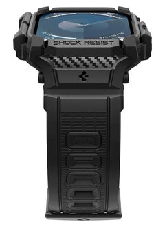 Spigen Rugged Armor Pro for Apple Watch Series 10 (46mm) Case with Band - Matte Black  - Image 4