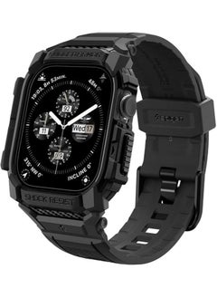 Spigen Rugged Armor Pro for Apple Watch Series 10 (46mm) Case with Band - Matte Black  - Image 1