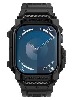 Spigen Rugged Armor Pro for Apple Watch Series 10 (46mm) Case with Band - Matte Black  - Image 3
