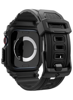 Spigen Rugged Armor Pro for Apple Watch Series 10 (46mm) Case with Band - Matte Black  - Image 2