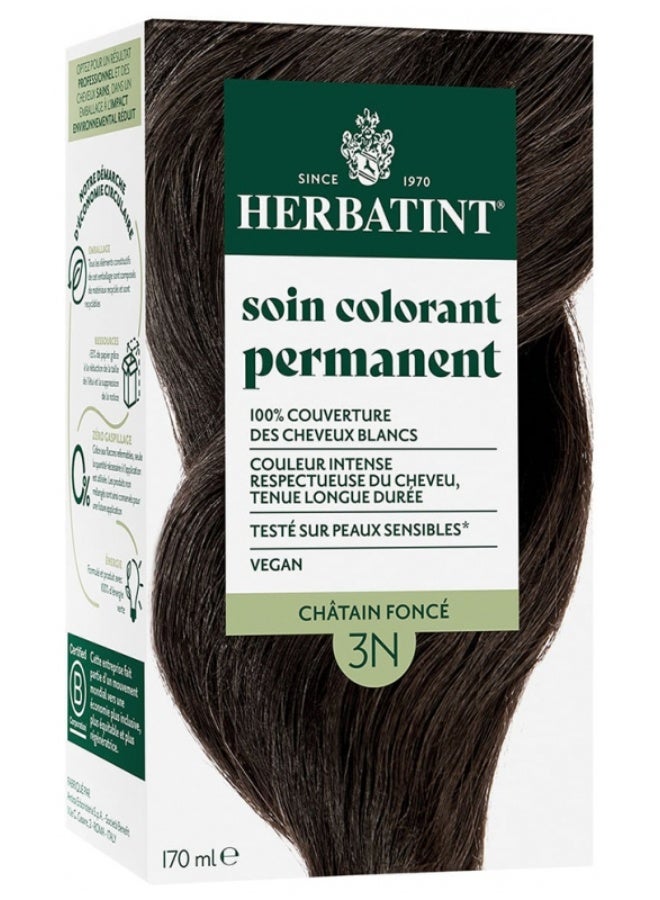 Herbatint Permanent Color Care 170 ml 3N Dark brown Color