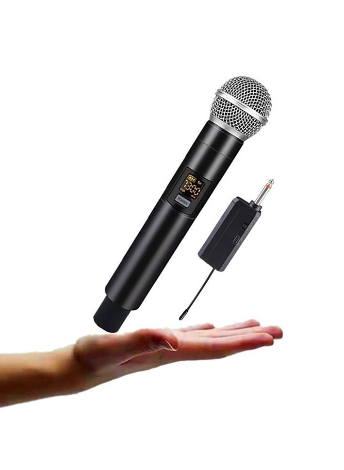 JAJEEK Wireless Microphone UHF Single  Portable Handheld Dynamic Karaoke Mic - Image 1