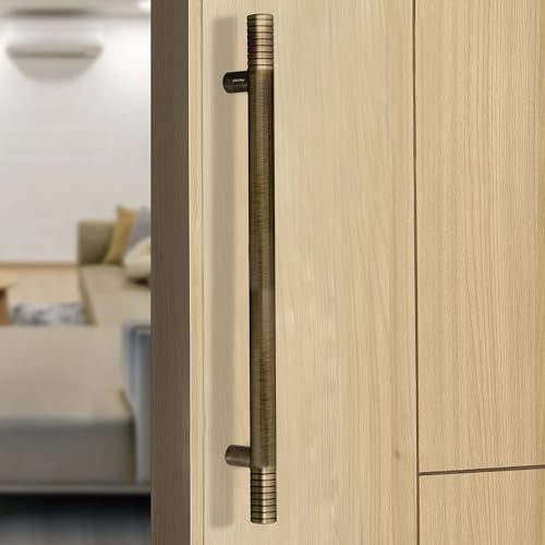 Plantex Heavy Duty Handle for Door/24 inch Main Door Handle/Door Pull-Push Handle/3 Years Warranty Pack of 1 (Brass Antique) - Image 1