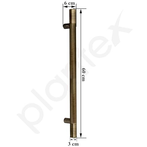 Plantex Heavy Duty Handle for Door/24 inch Main Door Handle/Door Pull-Push Handle/3 Years Warranty Pack of 1 (Brass Antique) - Image 3