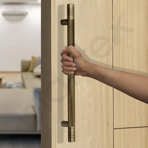 Plantex Heavy Duty Handle for Door/24 inch Main Door Handle/Door Pull-Push Handle/3 Years Warranty Pack of 1 (Brass Antique) - Image 5