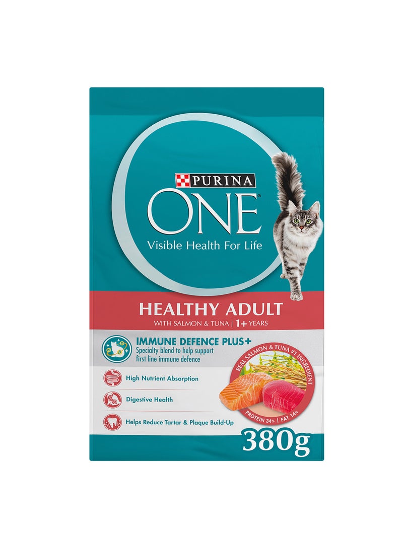 PURINA بالغ صحي واحد مع السلمون والتونة - Image 1