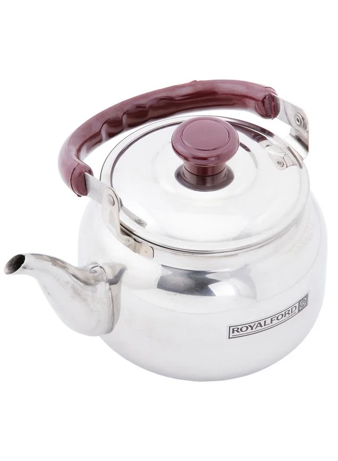 Royalford Stainless Steel Stove Top Tea Kettle, 2L