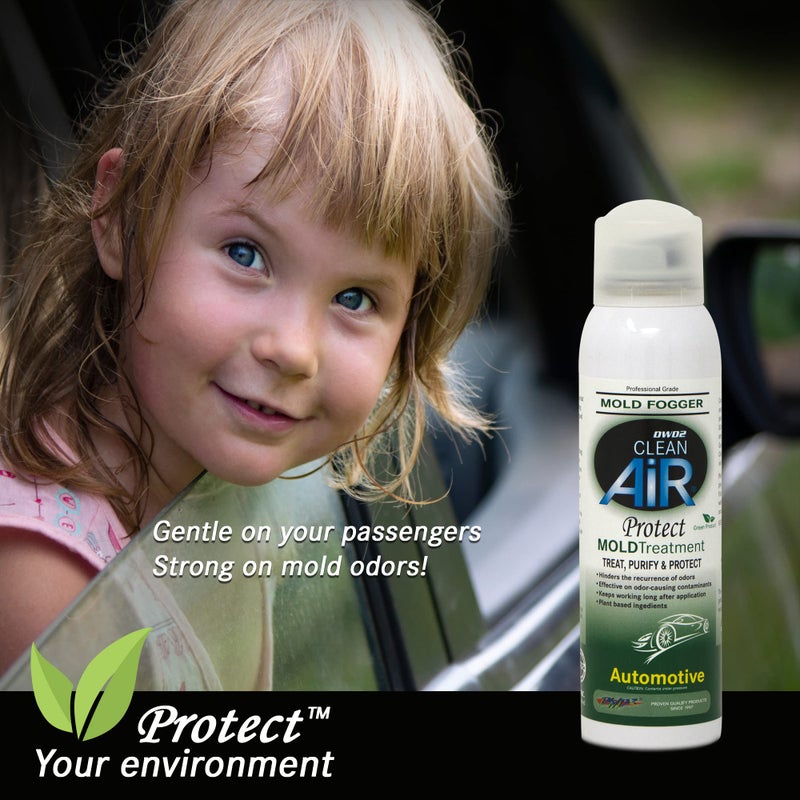 DWD2 Protect™ Automotive Mold Treatment - Revitalize Your Car's Interior The Green Automotive Mold Treatment Solution. Say Goodbye to Unpleasant Odors and Hello to a Fresh and Protected Cabin (FOGGER) - Image 3