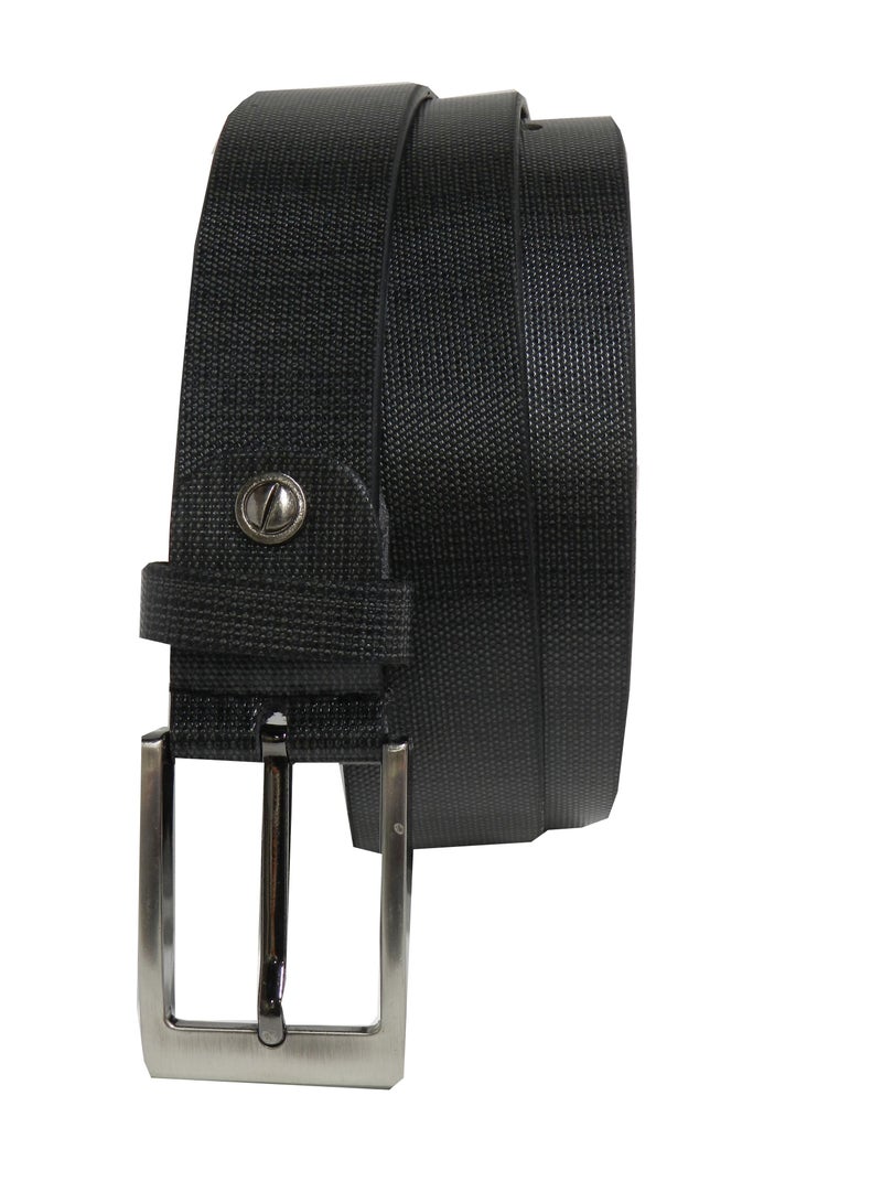 LAVERI LEATHER GENUINE LEATHER 35MM FORMAL AND CASUAL BLACK BELT FOR MENS - Image 2