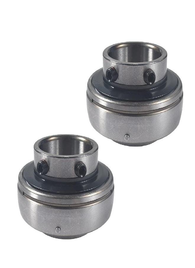Generic UC206-20K 1-1/4" Bore Set Screw Lock Spherical Insert Two Bearing  - Image 2