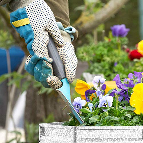 Pure Garden Galvanized Raised Garden Bed - 21" L x 9.75" W x 5.5" H Raised Garden Beds Outdoor Hexagonal Planter Box Kit for Flowers, Vegetables, Fruits or Herbs - Raised Bed Garden Planters by Pure Garden - Image 4