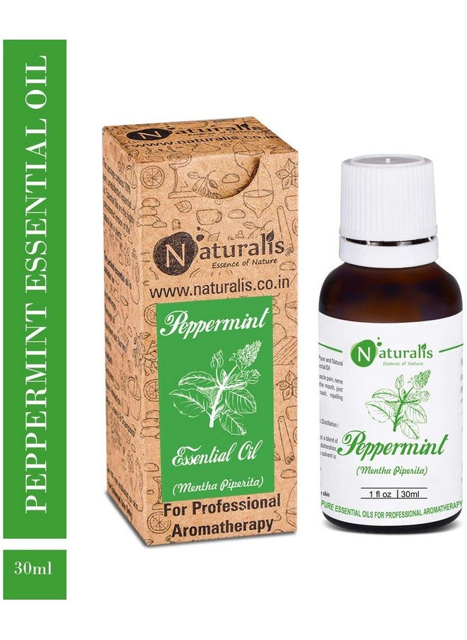 Naturalis Naturalis Essence Of Nature Peppermint Essential Oil Undiluted Pure And Natural Therapeutic Grade For Steaming, Hair, Skin, Face & Diffuser - (30 Ml) - Pack Of 4  - Image 3