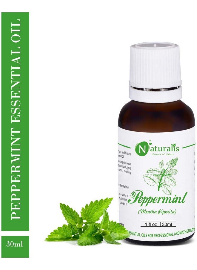 Naturalis Naturalis Essence Of Nature Peppermint Essential Oil Undiluted Pure And Natural Therapeutic Grade For Steaming, Hair, Skin, Face & Diffuser - (30 Ml) - Pack Of 4  - Image 2