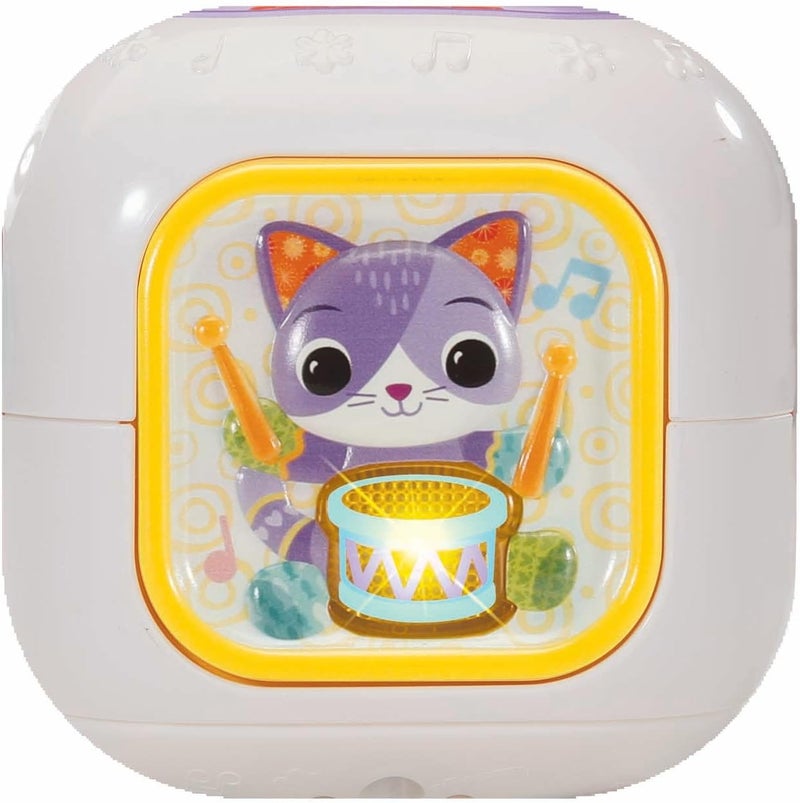 vtech Baby Sensory Sounds Musical Cube – Interactive Baby Toy with Nursery Rhymes, Classical Tunes & Textured Manipulatives | Teaches Animals & Instruments | For Ages 3–18 Months+ - Image 3