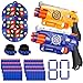 BBnote 2 Pack Blaster Guns Boys Toy for 3 Year Old Kids 80 Soft Foam Darts Bullets 2 Targets 2 Wrist Strap Gun Toys Gifts for Ages 812Christmas Stocking Stuffers Party Supplies for Toddler Orange - Image 4