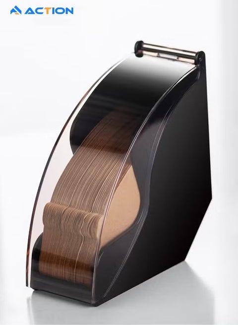 Coffee Filter Holder Storage Coffee Filter Paper Dispenser Rack With Dustproof Cover For V60 And Cone Coffee Filters