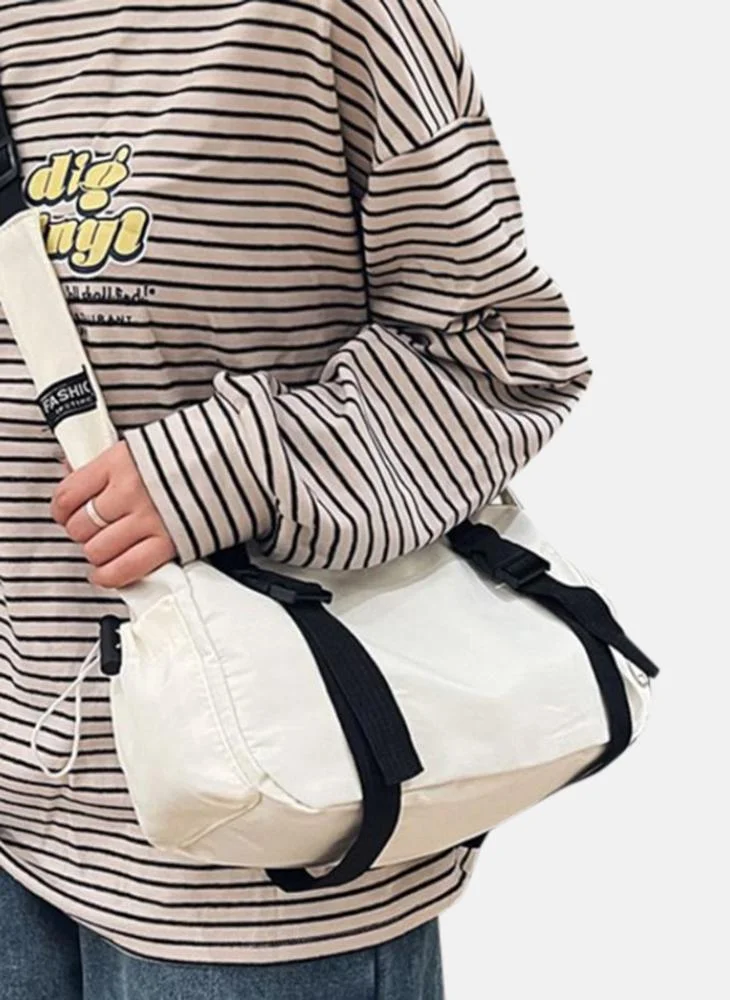 YUNIQEE White Plain Lifestyle Duffle Bag