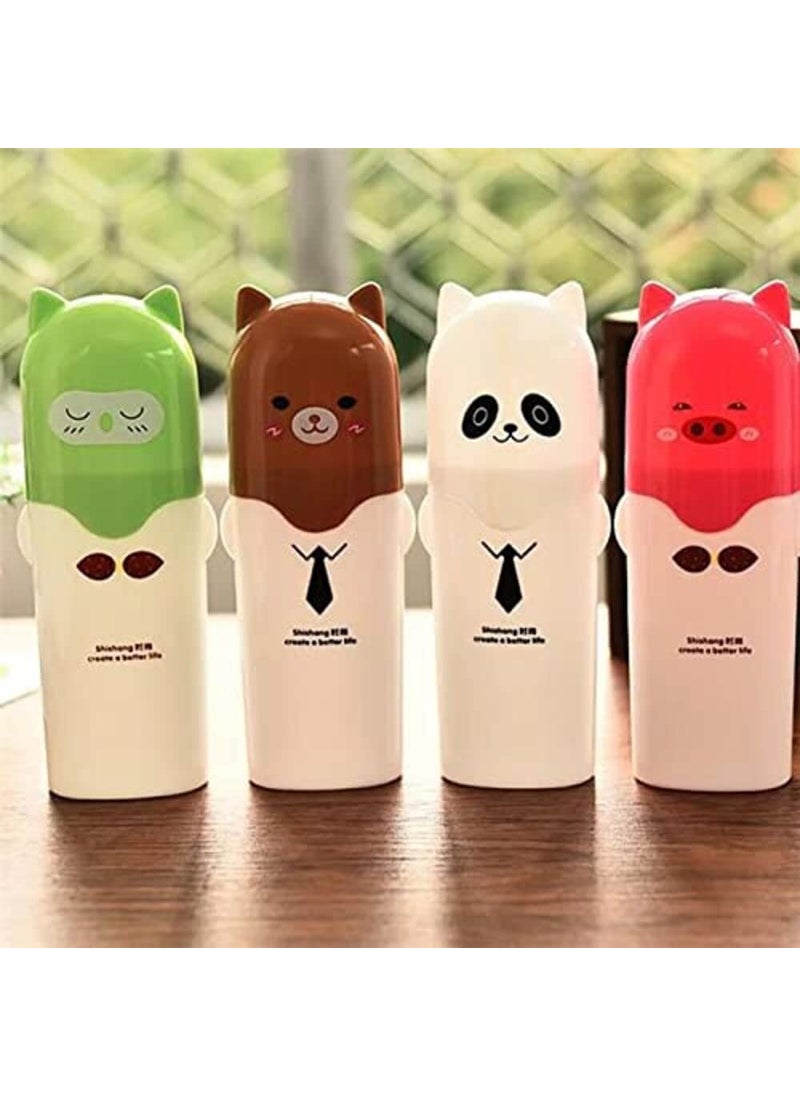 WHOLE MART WHOLE MART Toothbrush Toothpaste Stand Holder Bathroom Storage Organizer Plastic  - Image 3