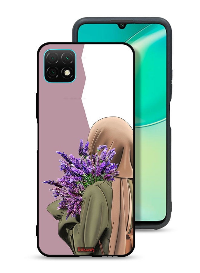Tolwak Huawei nova Y60 Protective Case Cover Holding Flower - Image 1