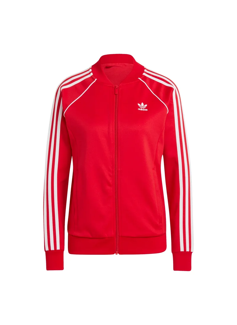 اديداس adidas NEW SST TT Red Originals Women TRACK TOPS