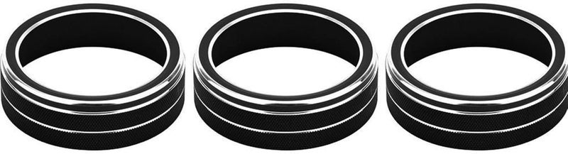 QASULER A/C Knob Trim Ring Cover for VW Models - Image 1