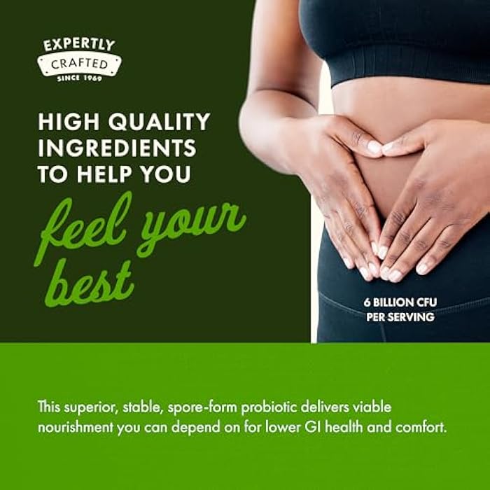 Swanson Bacillus Coagulans Spore-Form Probiotic for Adults Seeking Shelf-Stable Digestive Support with 6 Billion CFU - Acid-Resistant (60 Vegan Capsules, 4 Pack) - Image 5