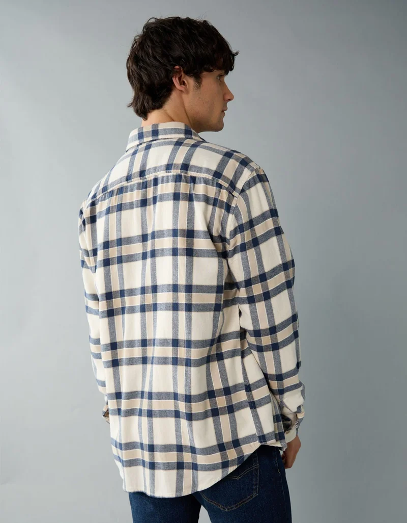 American Eagle  AE Flannel Shirt for Men | Best Price UAE