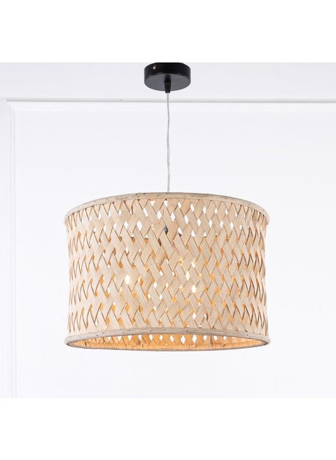 Bamboo Celling Lighting Beige 40X25X1Cm