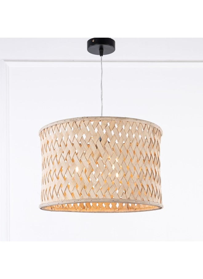 tbshomelamp - Bamboo Celling Lighting Beige 40X25X1Cm - Image 1