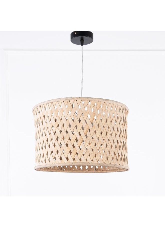 tbshomelamp - Bamboo Celling Lighting Beige 40X25X1Cm - Image 1