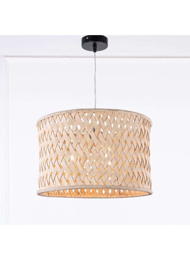tbshomelamp - Bamboo-Boho Celling Lighting Beige  40x25 cm - Image 1