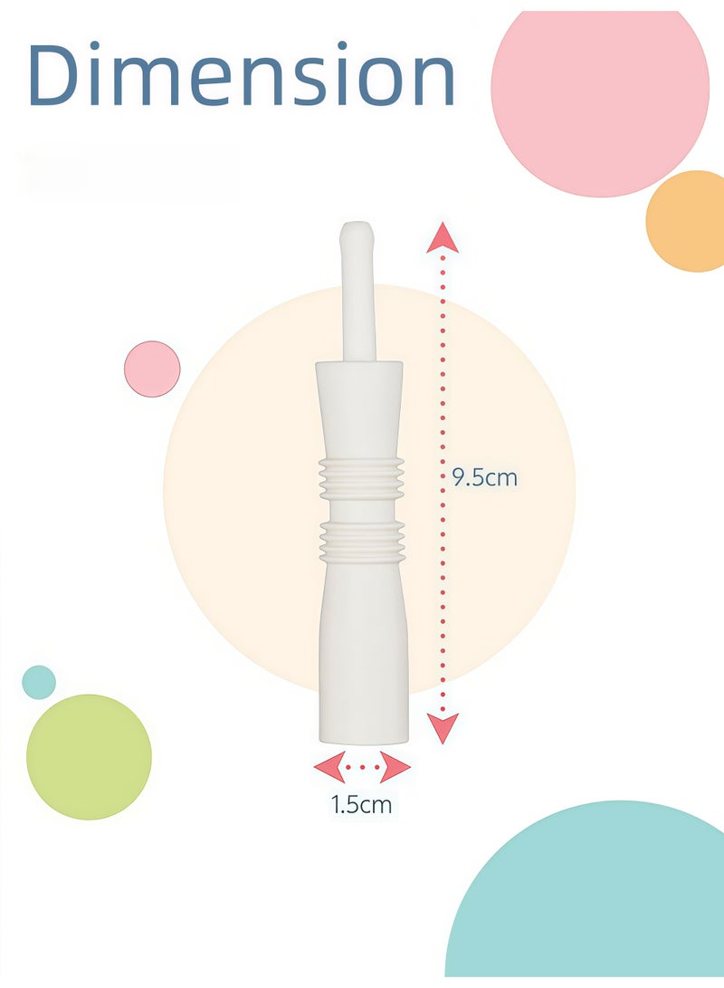 فريدا بيبي مُسكّن غازات ومغص الأطفال من ويندي | ١٠ قطع | صُنع في السويد | راحة فورية من آلام البطن | آمن، طبيعي، وخالٍ من مادة BPA | مُعتمد من أطباء الأطفال، تصميم ناعم ولطيف | سهل الاستخدام لحديثي الولادة والرضع - Image 5