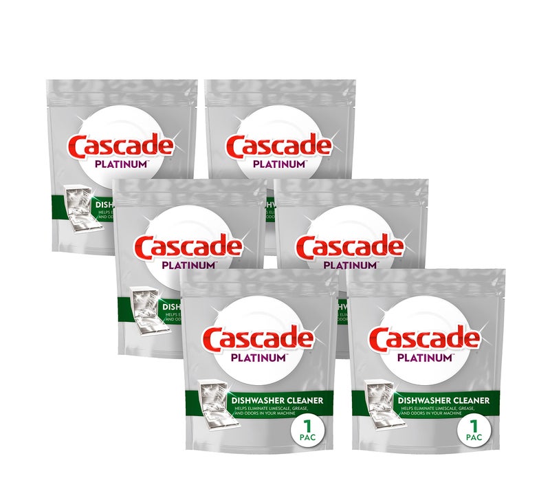 Cascade Platinum Dishwasher Cleaner, 6 count - Image 2