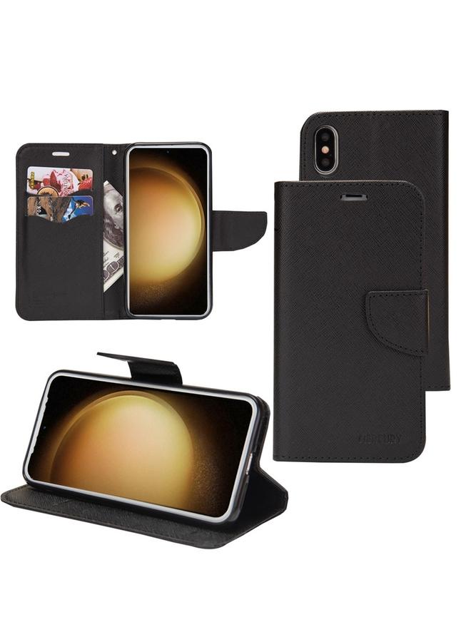 S-TOP Case For Samsung Galaxy S21 5G Mercury Contrast Color Splicing Leather Phone Case - Image 1