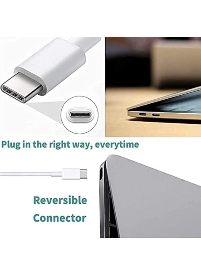 Pritzker 96W USB-C Fast Charger Type C Power Adapter with 6.57ft/2m USB-C to C Cable for MacBook Pro/Air, Laptops & Smartphones - Image 2