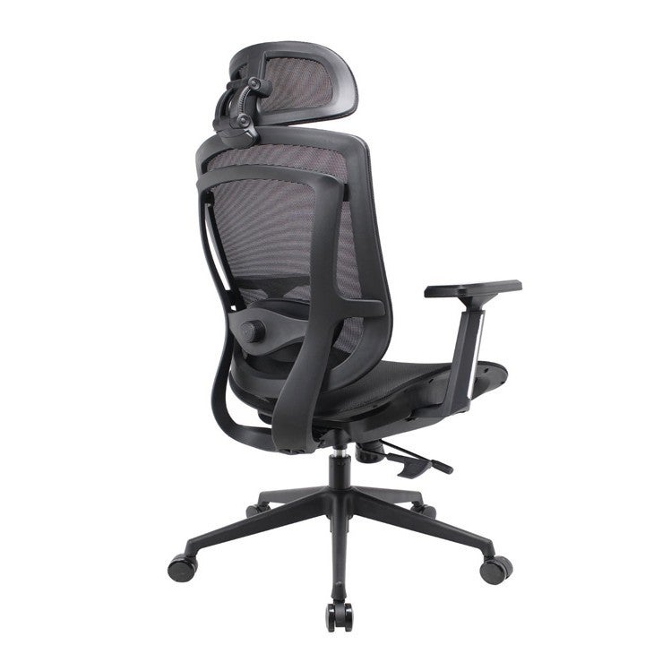 Multiwood Superior Comfort Office Seating with Deep Padding, Posture Support and Relaxed Tilt Function – Black - Image 5